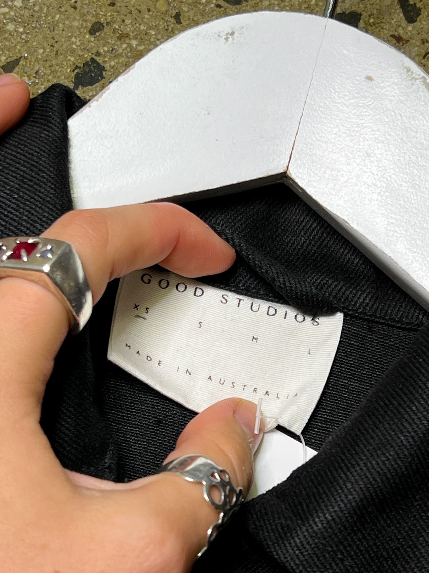Size XS | Good Studios Black Chore Jacket