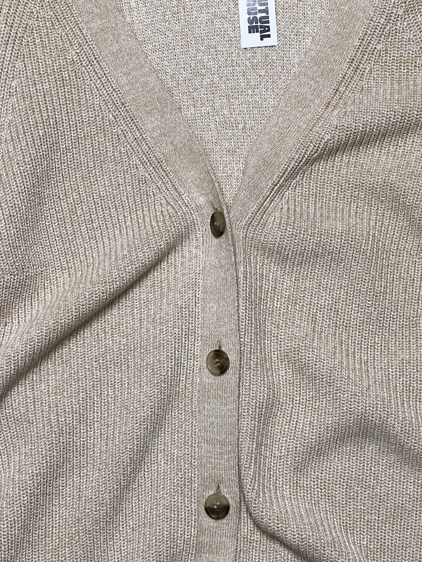 Size S | COS Longline Cotton Cardigan