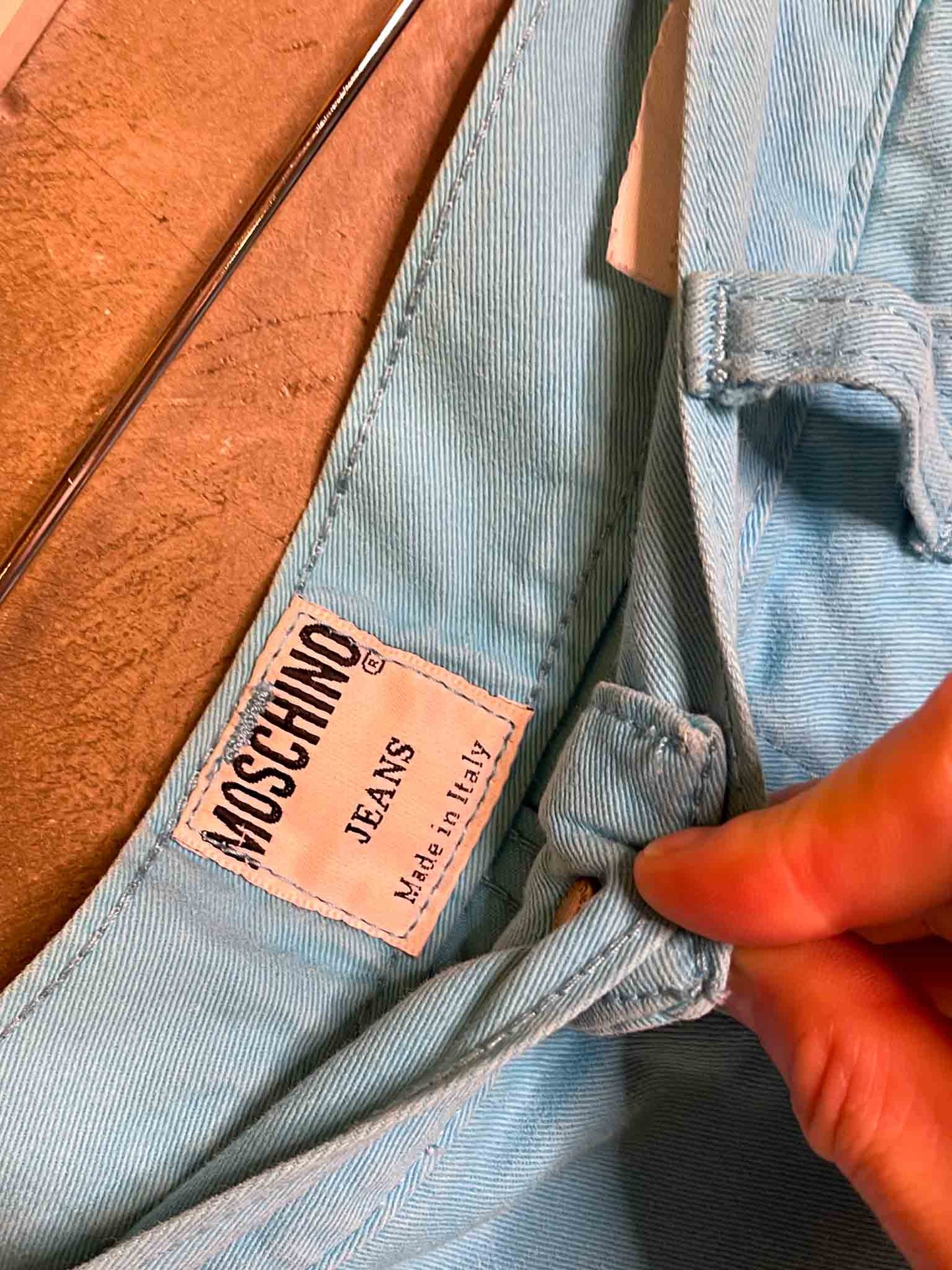 Size S -  Moschino Jeans Aqua Skinny Pants