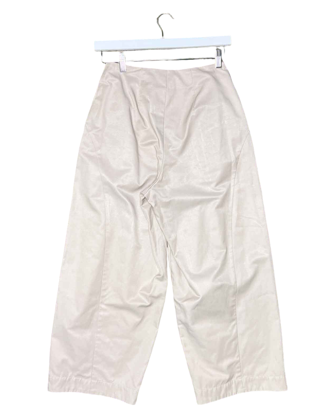 Size XS | Alpha60 Beige Barrel Cotton Pants