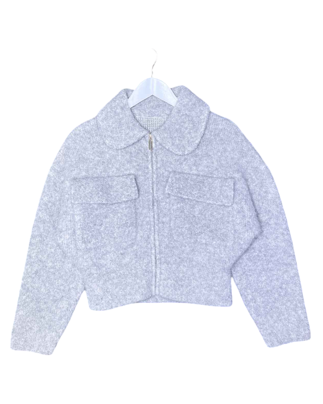 Size S | Clea Chloe Boucle Bomber Jacket