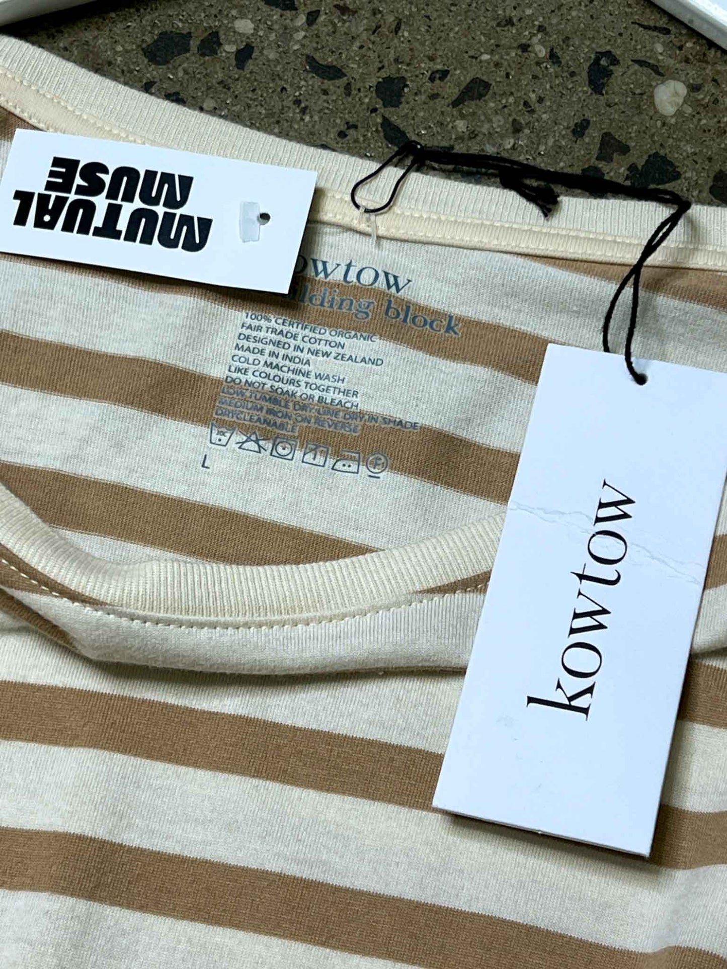Size L | Kowtow Organic Cotton Building Block Oversized Dress