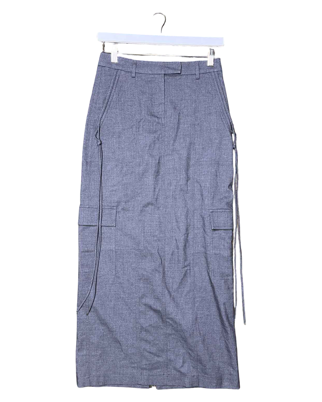 Size 6 | Bec + Bridge Grey Cargo Maxi Skirt