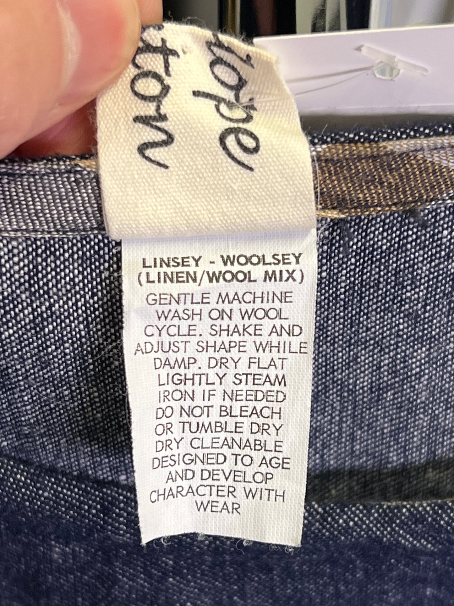 Size XL | Penelope Durston Linen/Wool Dress