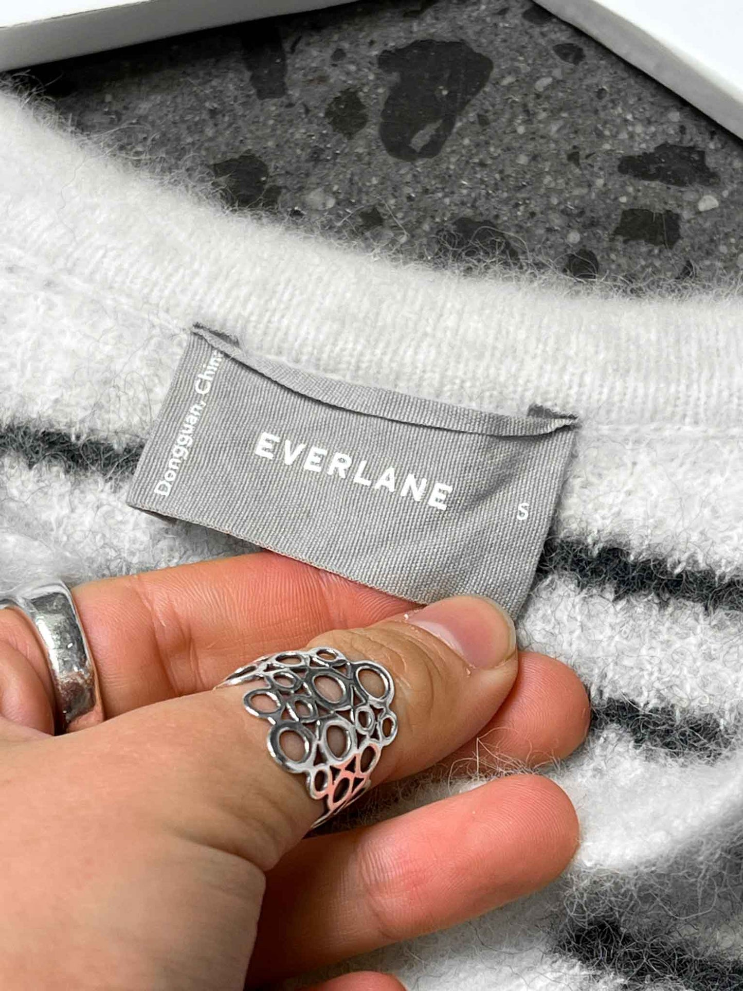 Size S | Everlane Alpaca Cropped Polo Knit Top