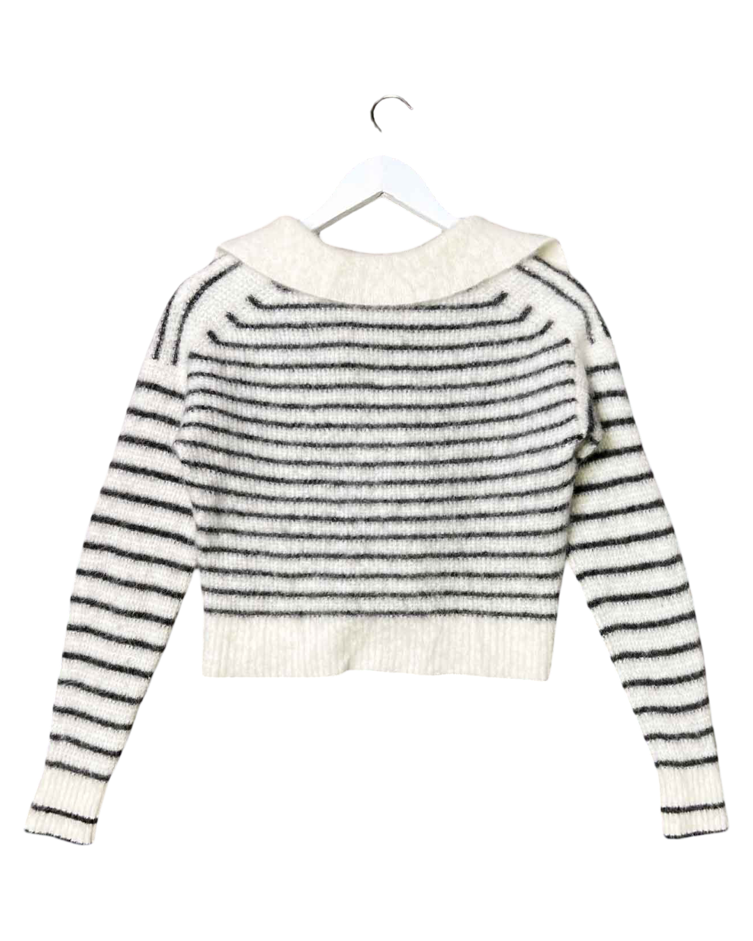 Size S | Everlane Alpaca Cropped Polo Knit Top