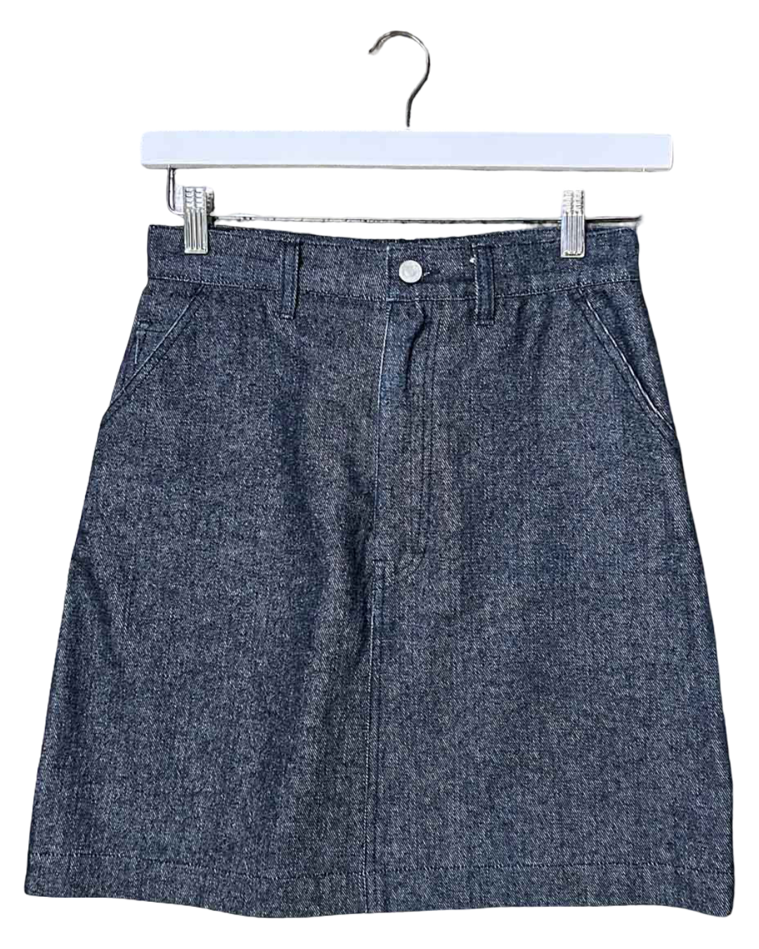 Size 8 | Handsom Cotton Indigo Mini Skirt