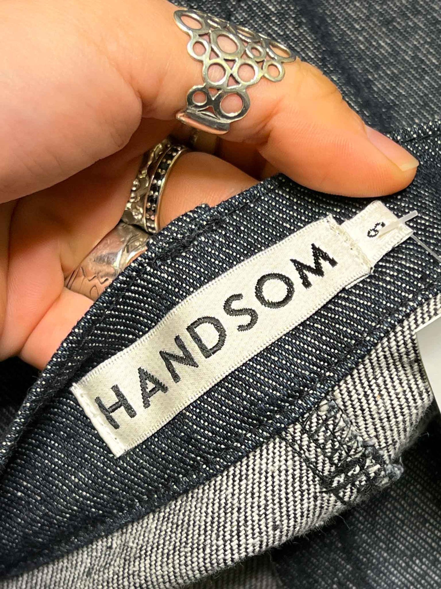 Size 8 | Handsom Cotton Indigo Mini Skirt
