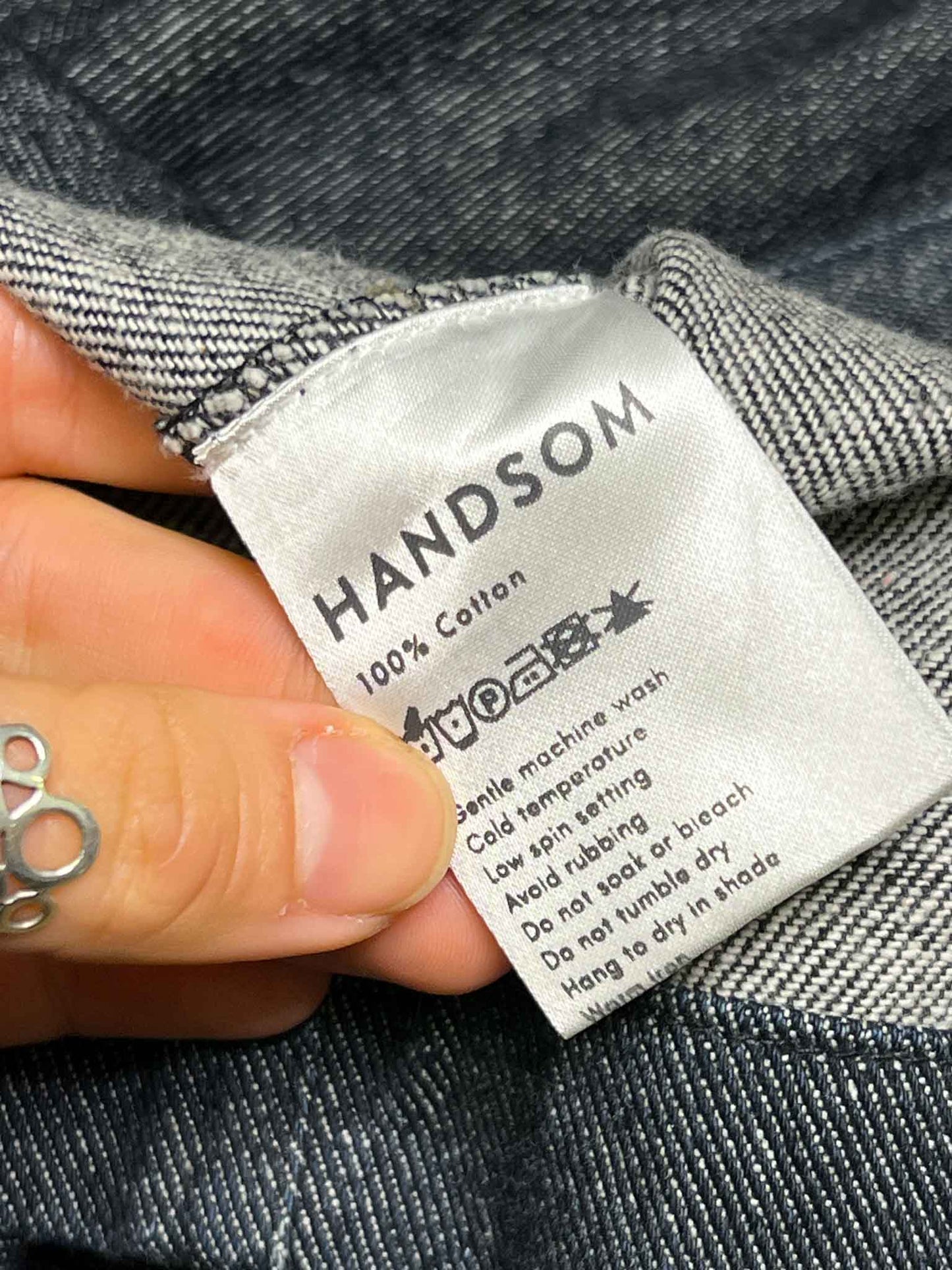 Size 8 | Handsom Cotton Indigo Mini Skirt