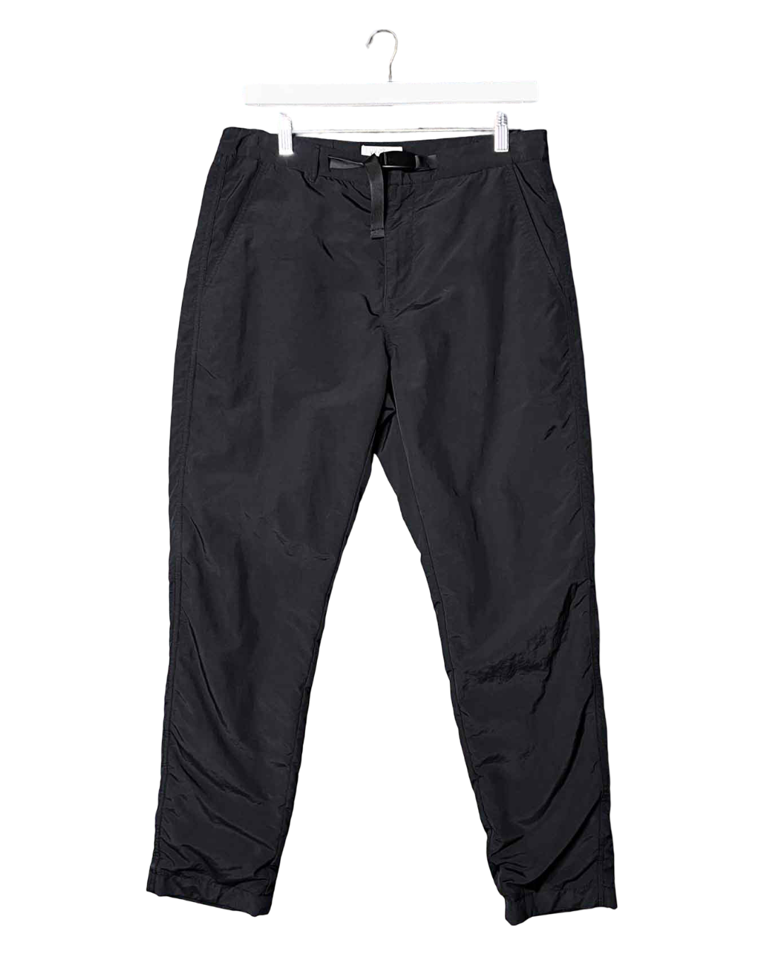 Size 32 | Venroy Black Nylon Tapered Pants