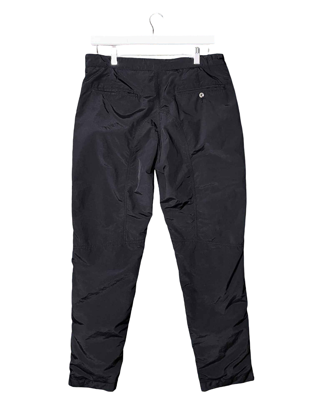 Size 32 | Venroy Black Nylon Tapered Pants