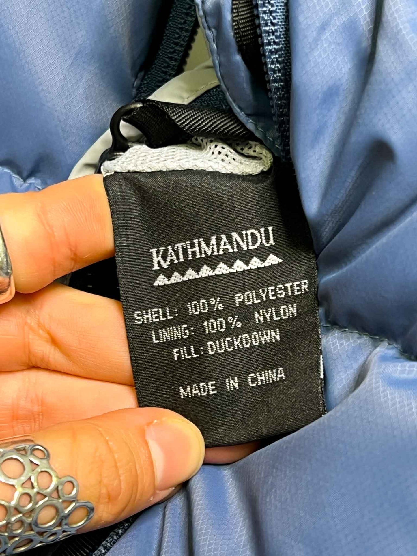 Size 14 | Kathmandu Periwinkle Duck Down Puffer Vest