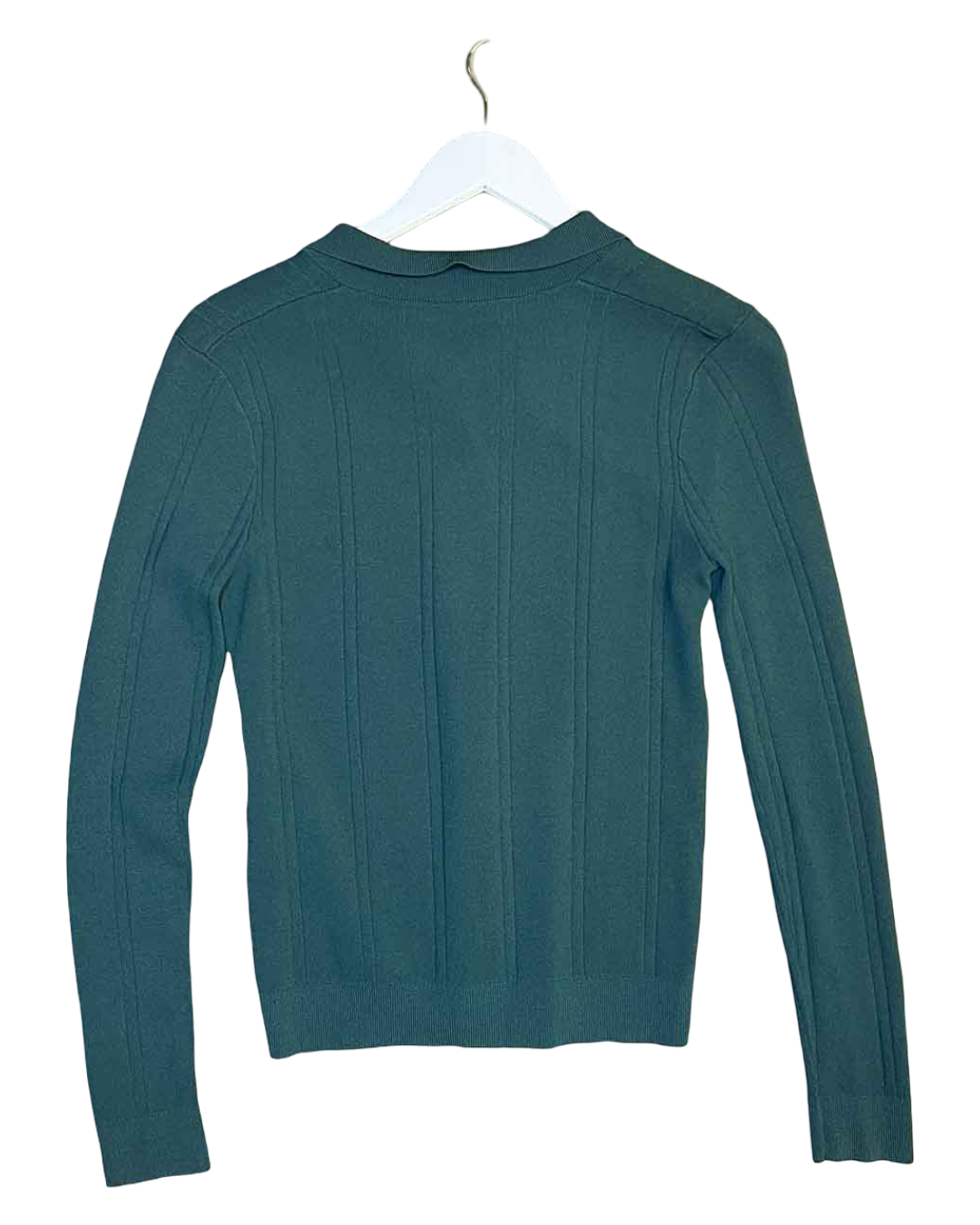 Size S | Kloke Green Long-Sleeve Polo Top