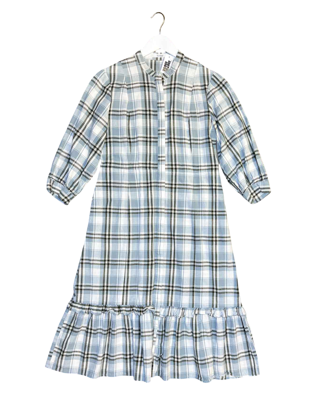 Size 2 (M) | Morrison Frilly Plaid Maxi Dress