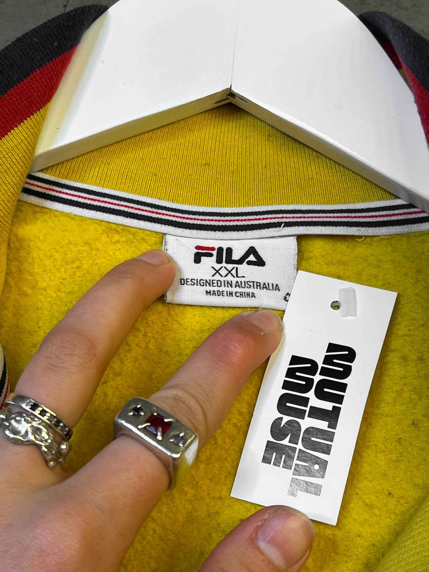 Size XXL | Fila Fleece Long-Sleeve Top