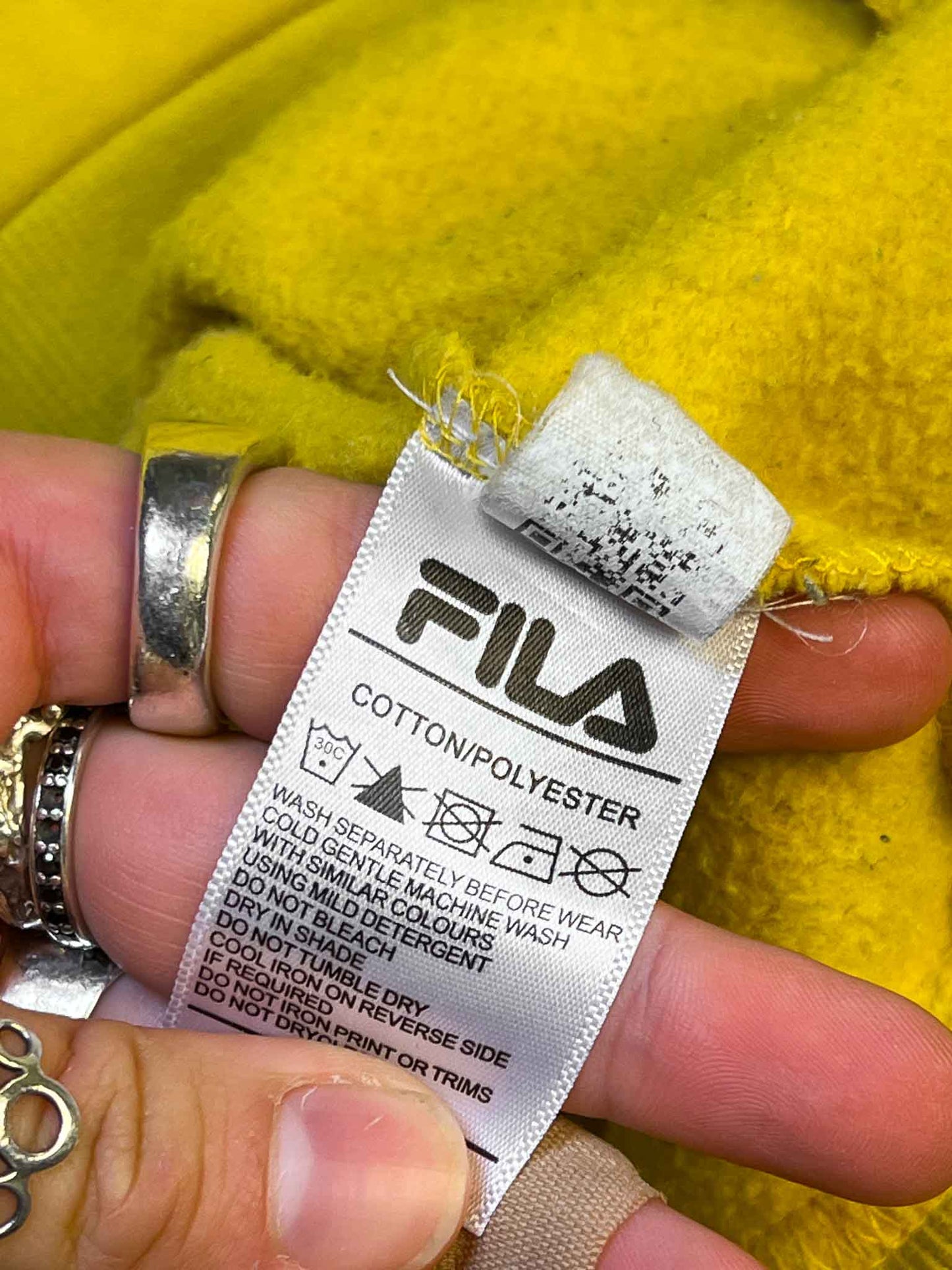 Size XXL | Fila Fleece Long-Sleeve Top