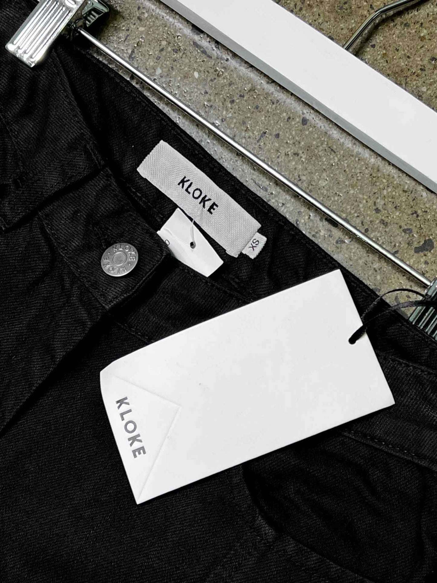 Size XS | Kloke Black Ilk Zip Jeans NWT