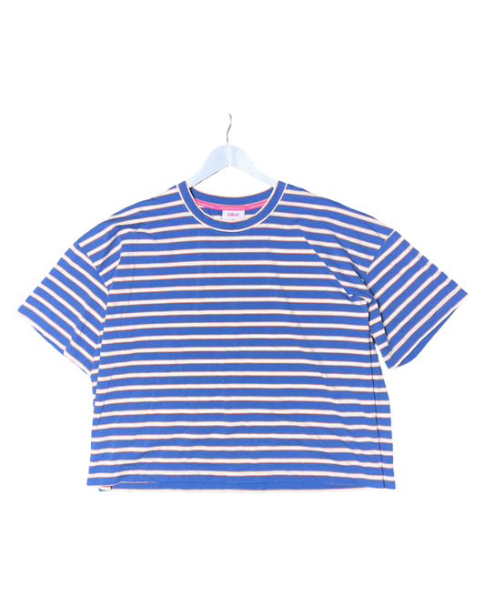 Size 18 (XXL) | Obus Striped Cotton Boxy T-shirt
