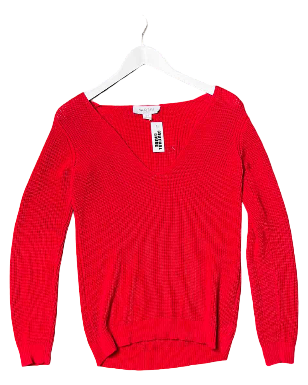 Size 6 | Maurie & Eve Red Cotton Knitted Jumper