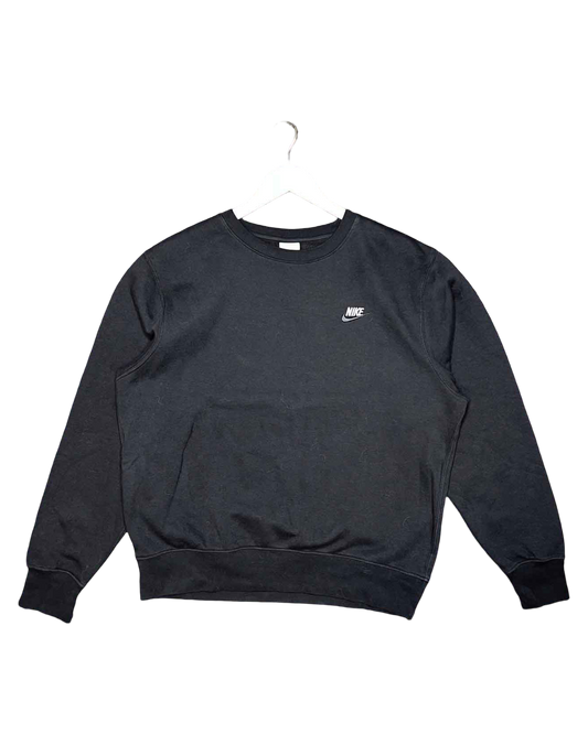 Size M | Nike Black Classic Crewneck Jumper