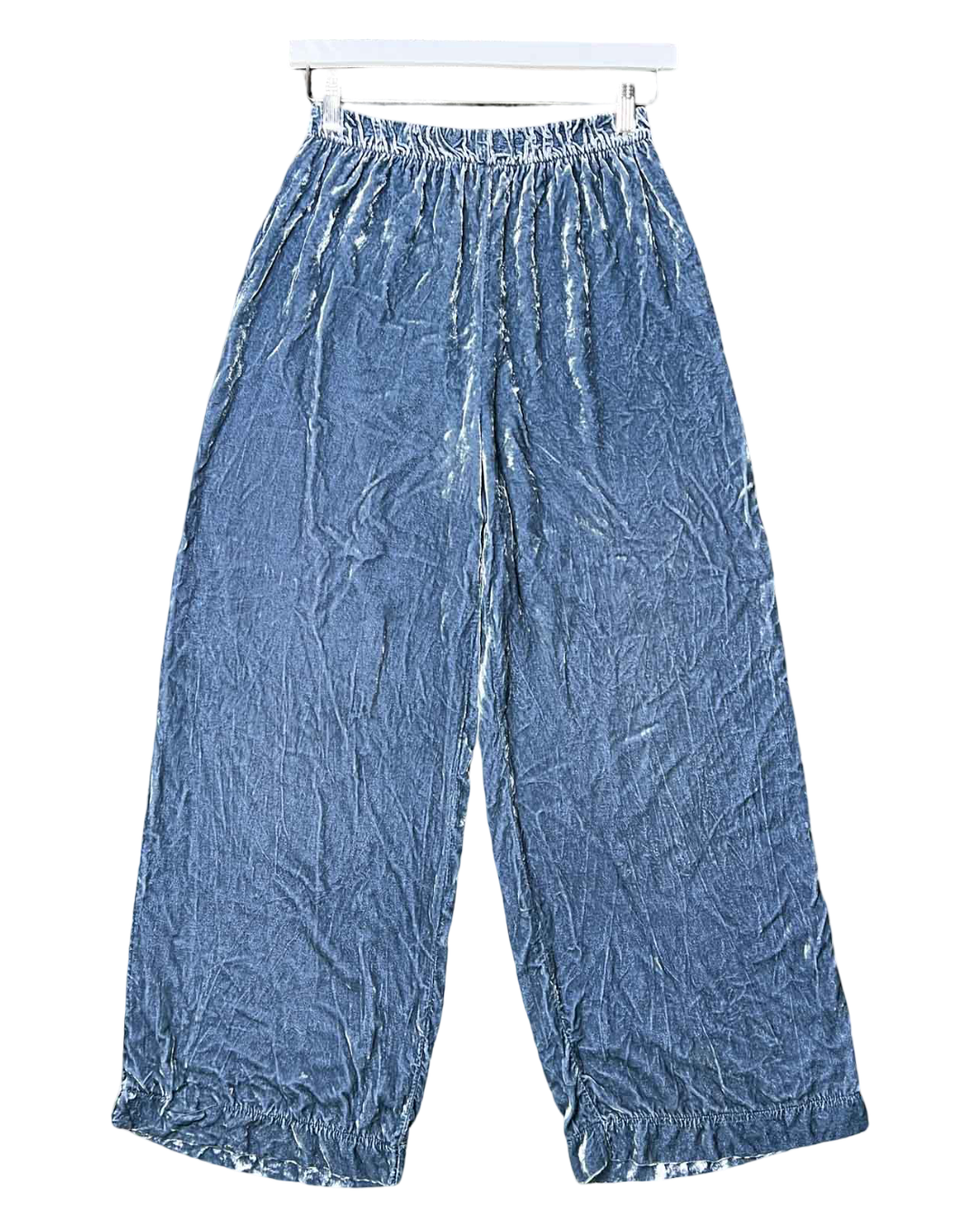 Size 12 | Sister Blue Iridescent Velvet Pants