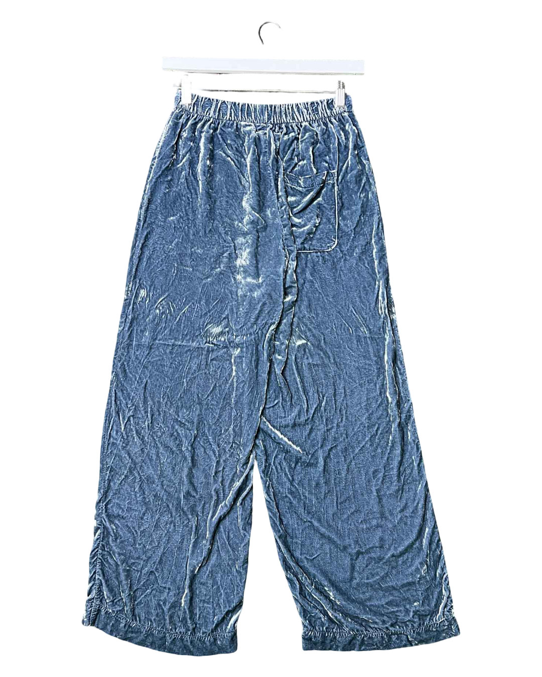 Size 12 | Sister Blue Iridescent Velvet Pants