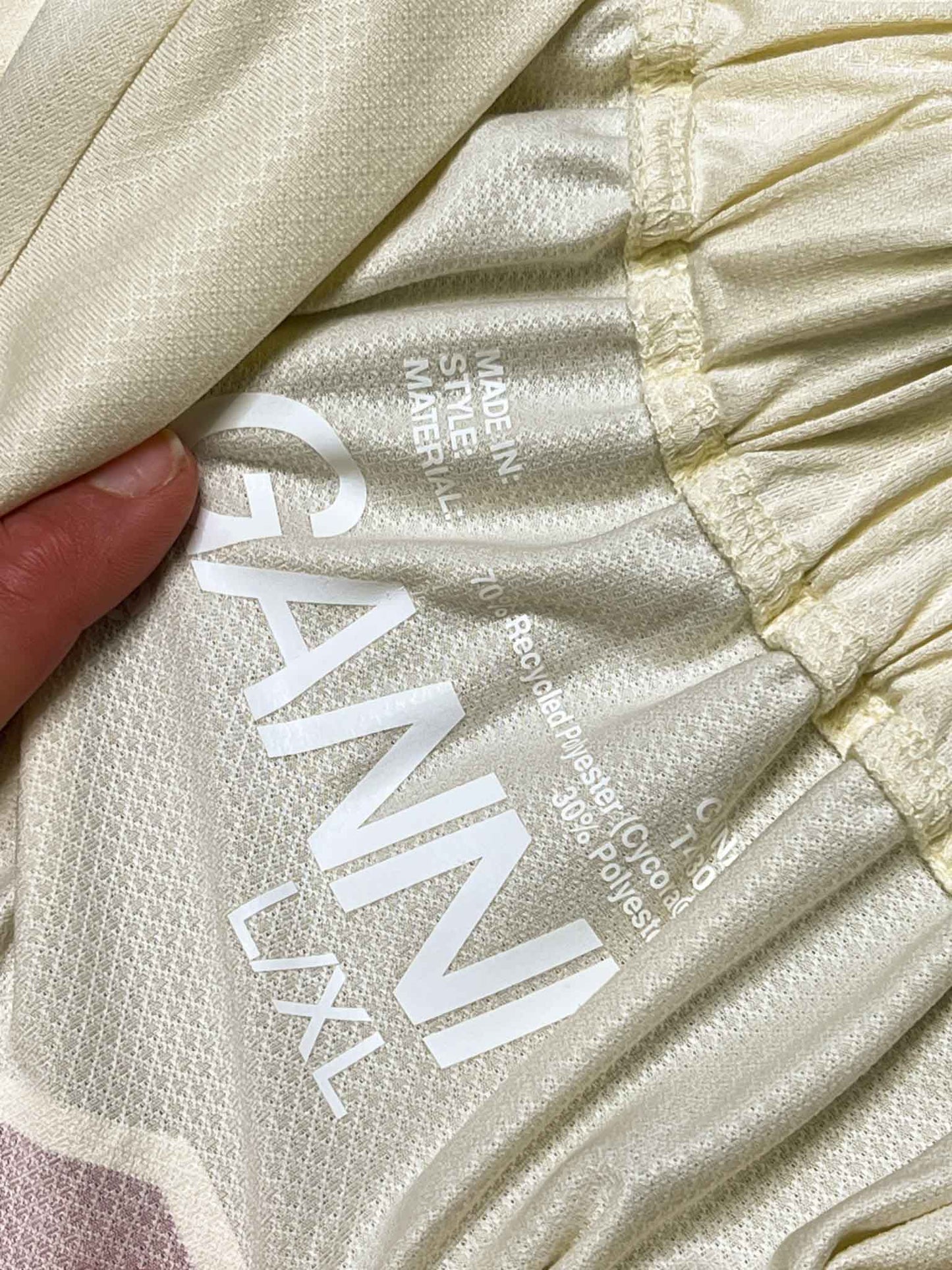 Size L/XL | Ganni Ivory League Oversized Mini Dress NWT