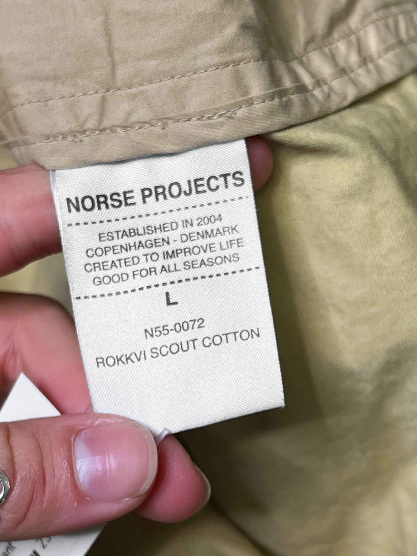Size L | Norse Projects Nunk Summer Cotton Jacket
