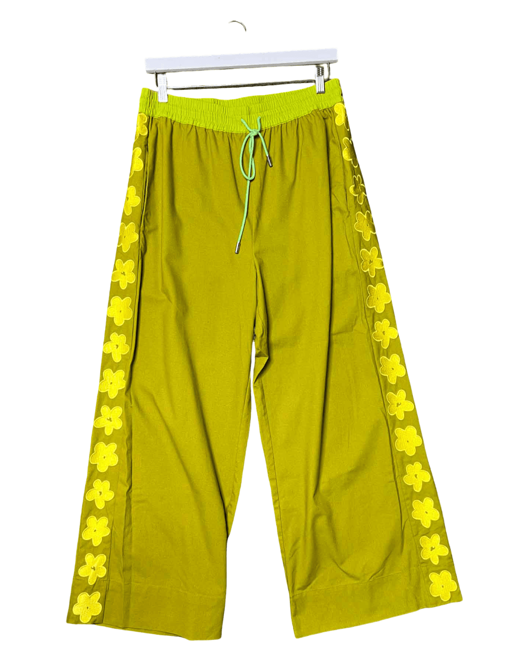 Size L | Variety Hour Flowers Linen Pants