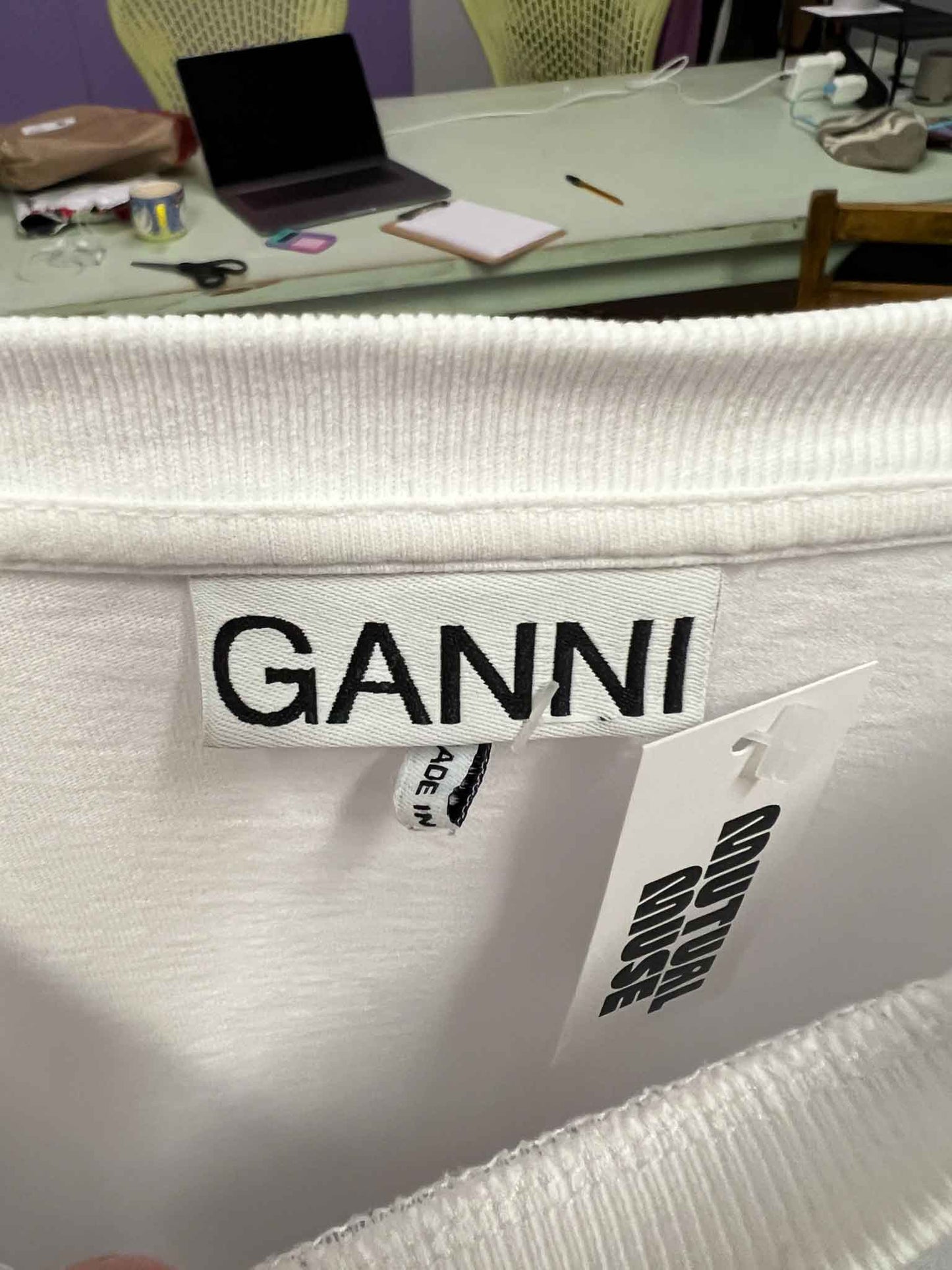 Size L | Ganni Future Heavy Top