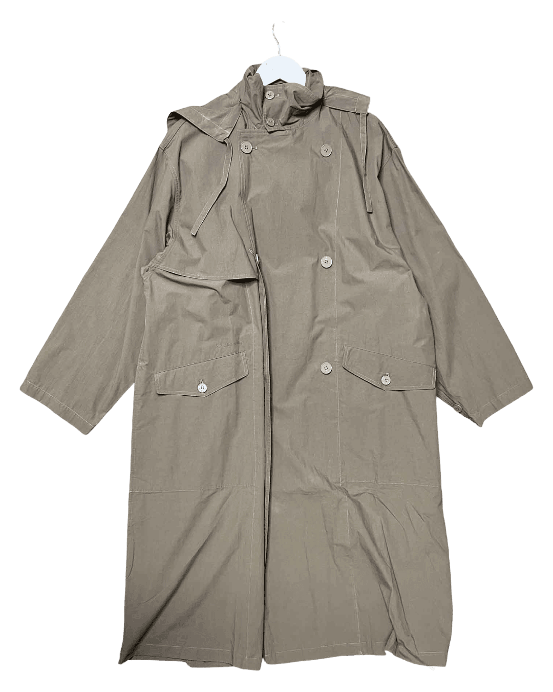 Size L | An Action A Day Swishy Nylon Trench Coat