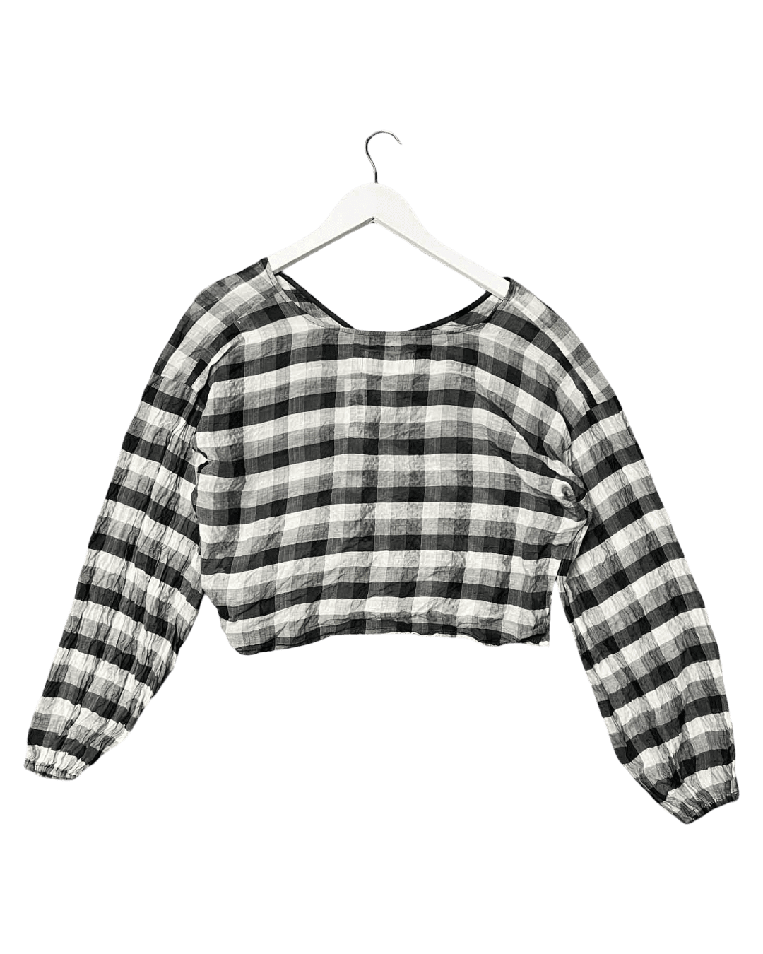 Size 12 | Kuwaii Check Cropped Top