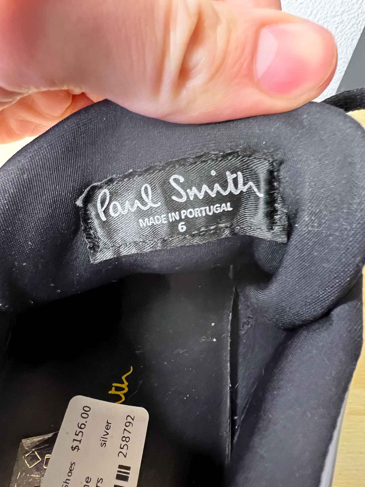 Size 37/38 (UK6) | Paul Smith Silver Ryder Sneakers