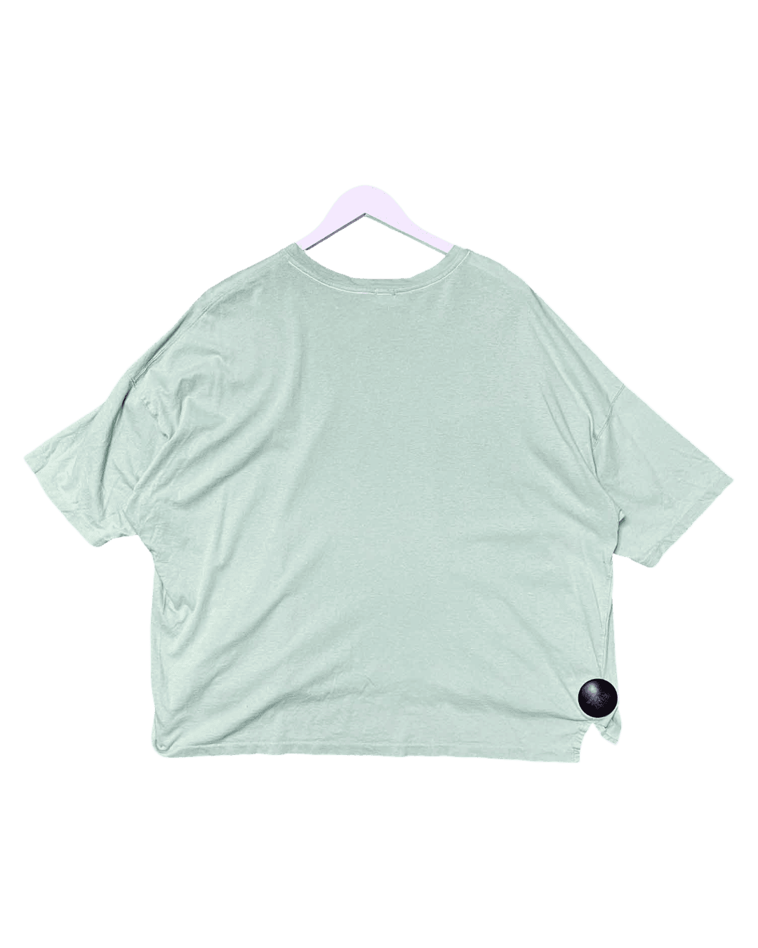 Size M | Bassike Cropped Organic Cotton T-shirt