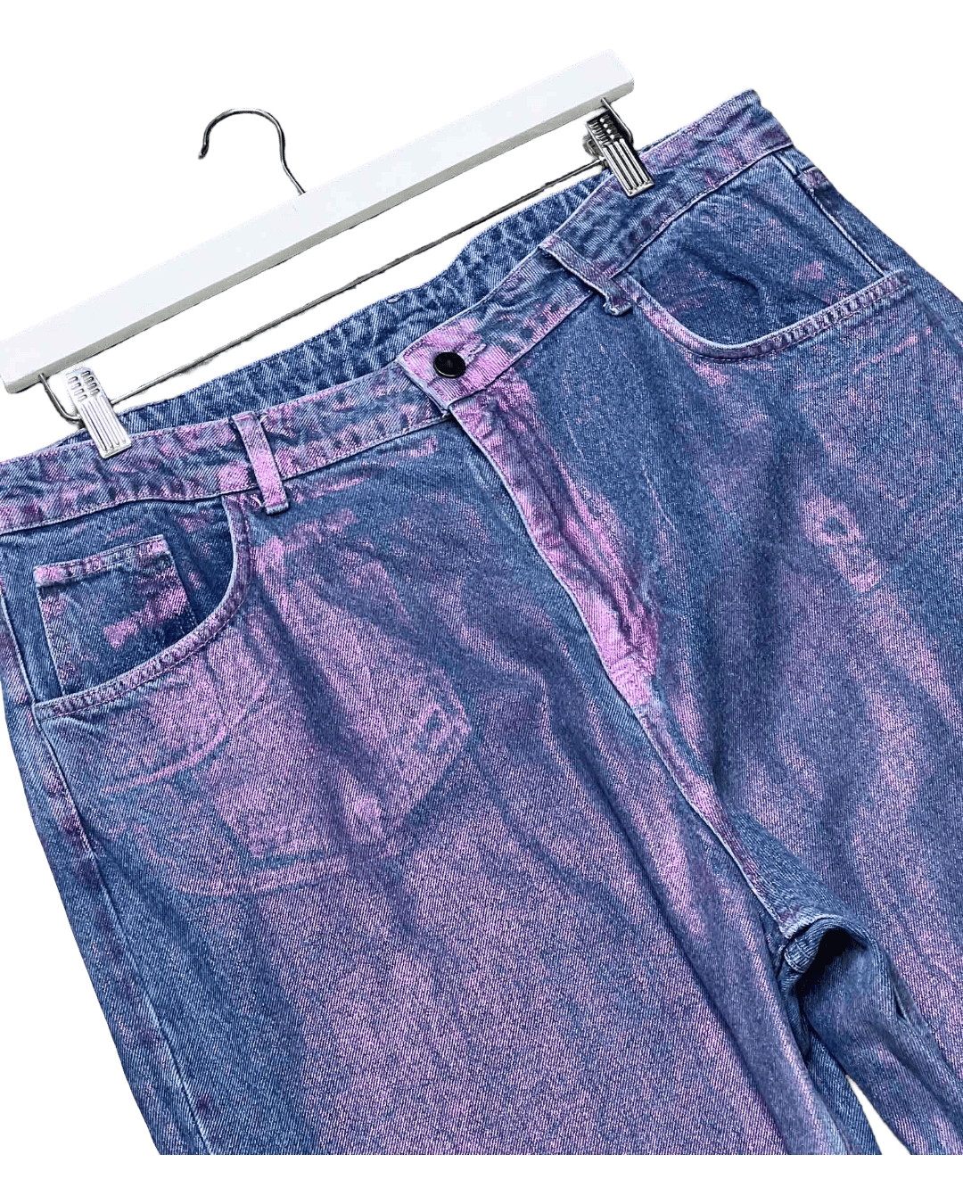 Jeans 40 (18) | Lazy Oaf Paint It Pink Distressed Glitter Jeans