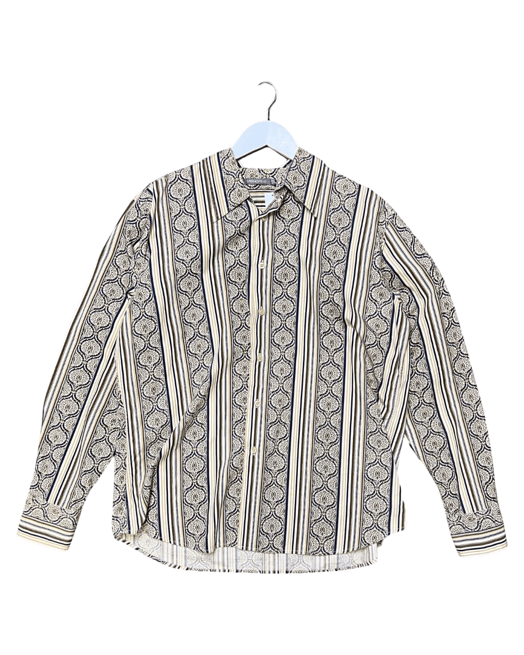 Size XXL | Springfield Paisley Striped Shirt