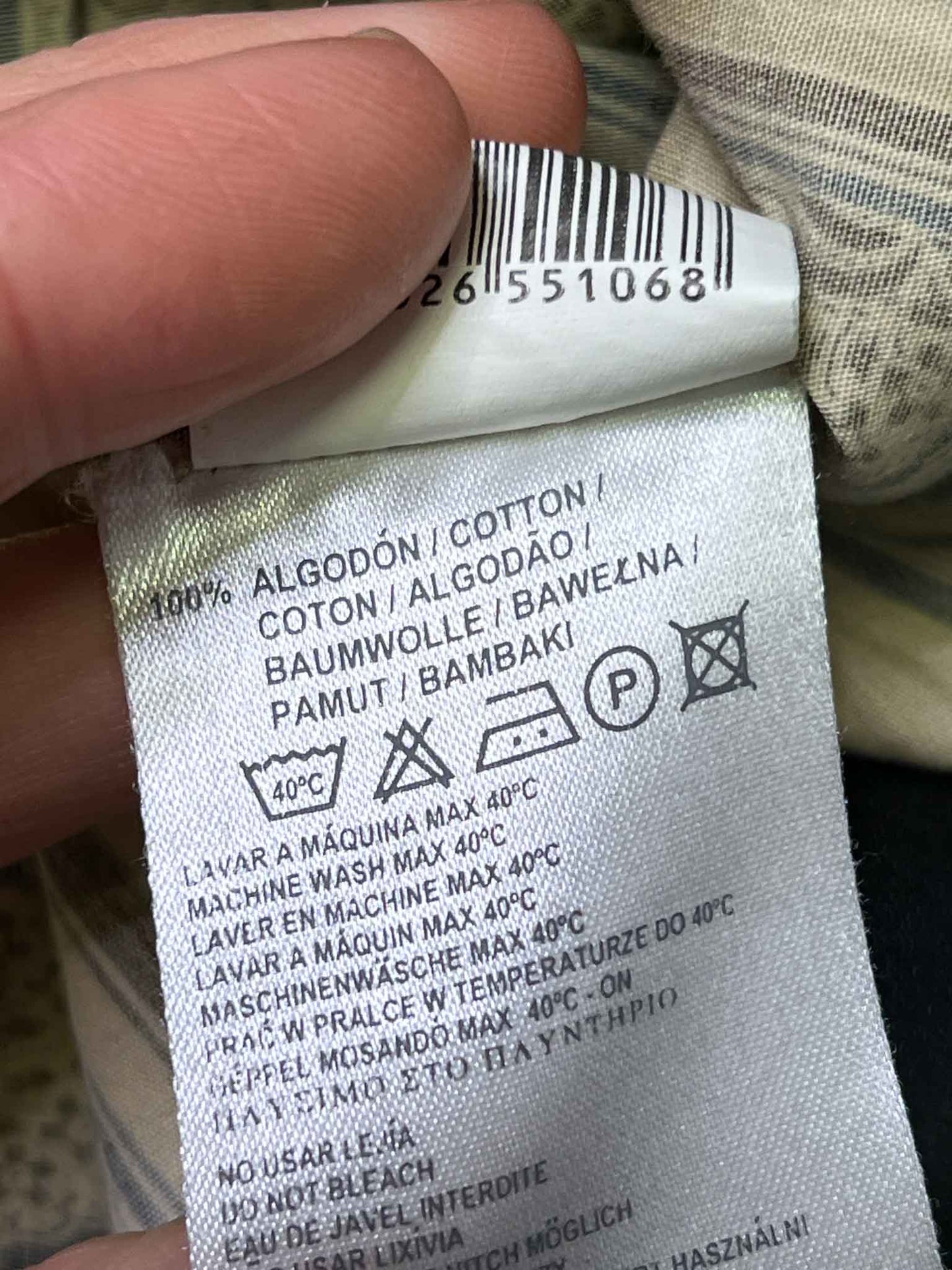 Size XXL | Springfield Paisley Striped Shirt