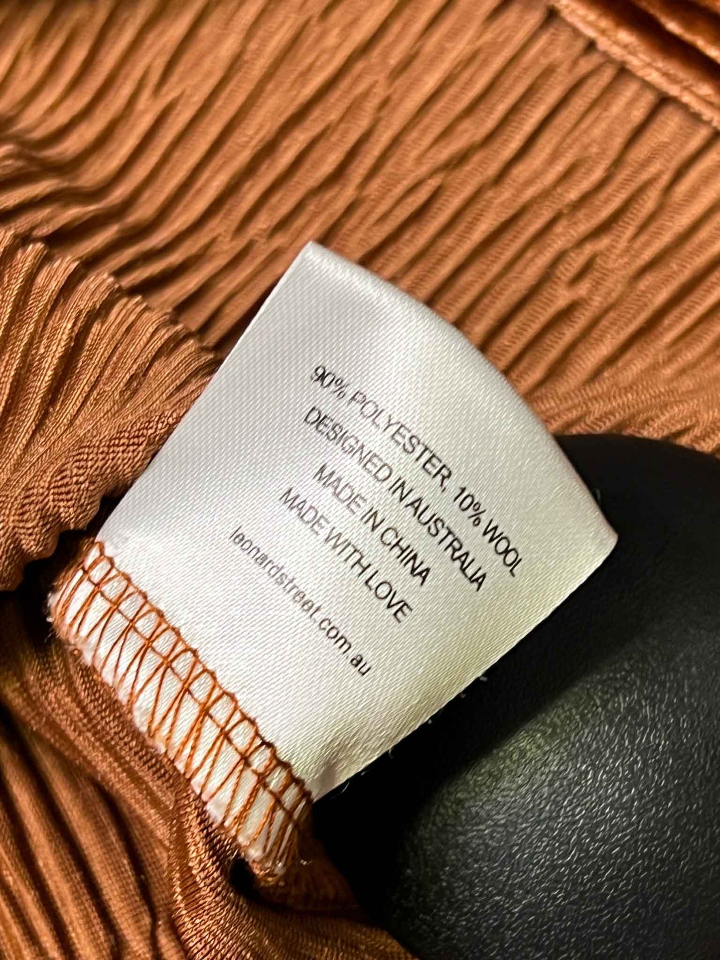 Size 14 | Leonard St Velour Ribbed Top