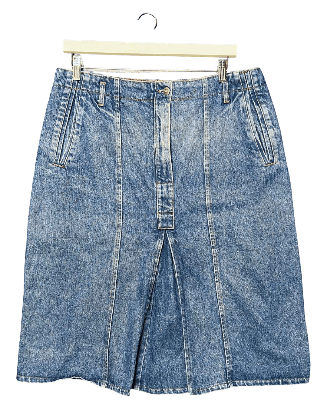 Size XXL (37) | Blue Side 90s Vintage Denim Skirt