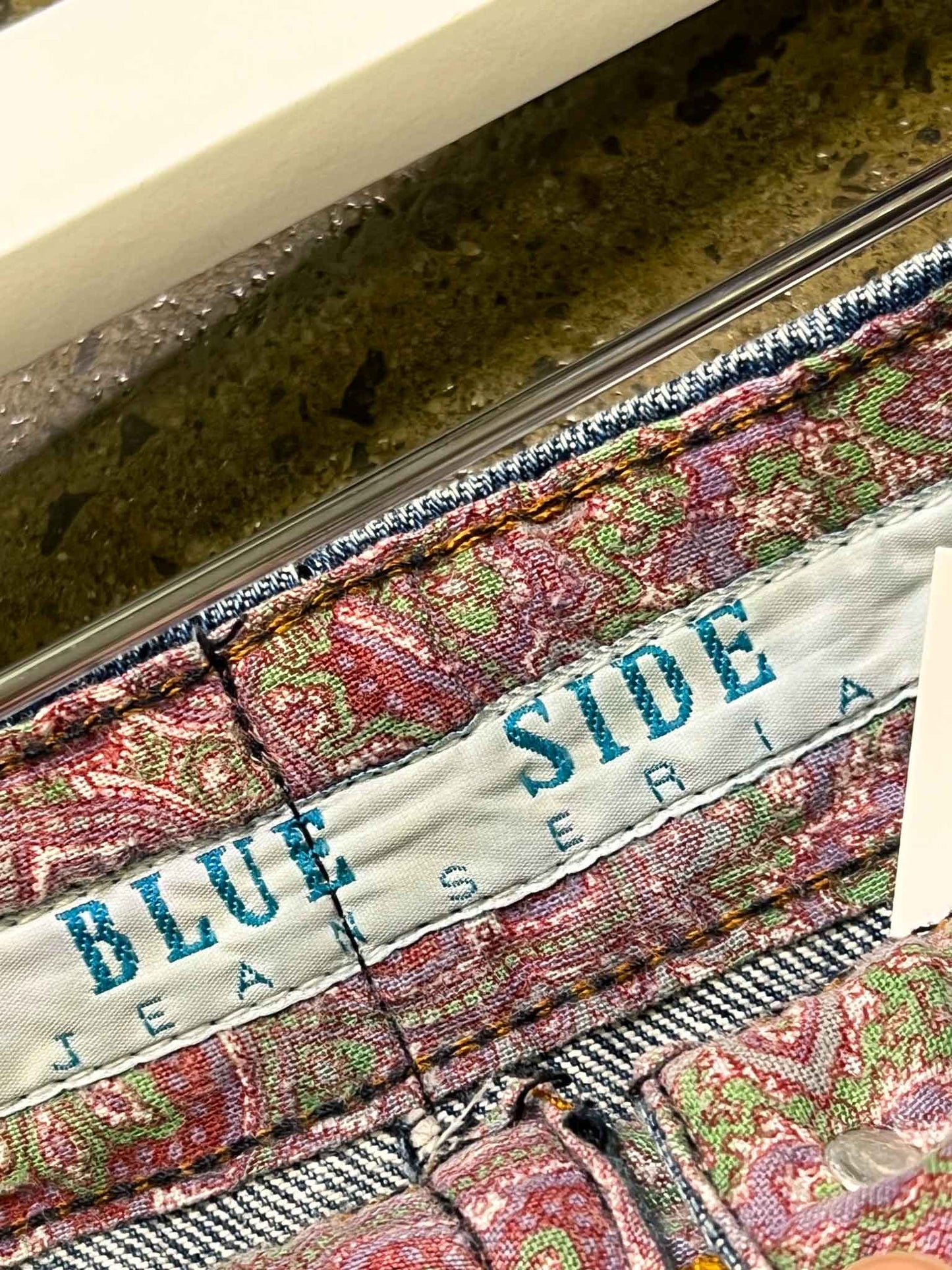 Size XXL (37) | Blue Side 90s Vintage Denim Skirt