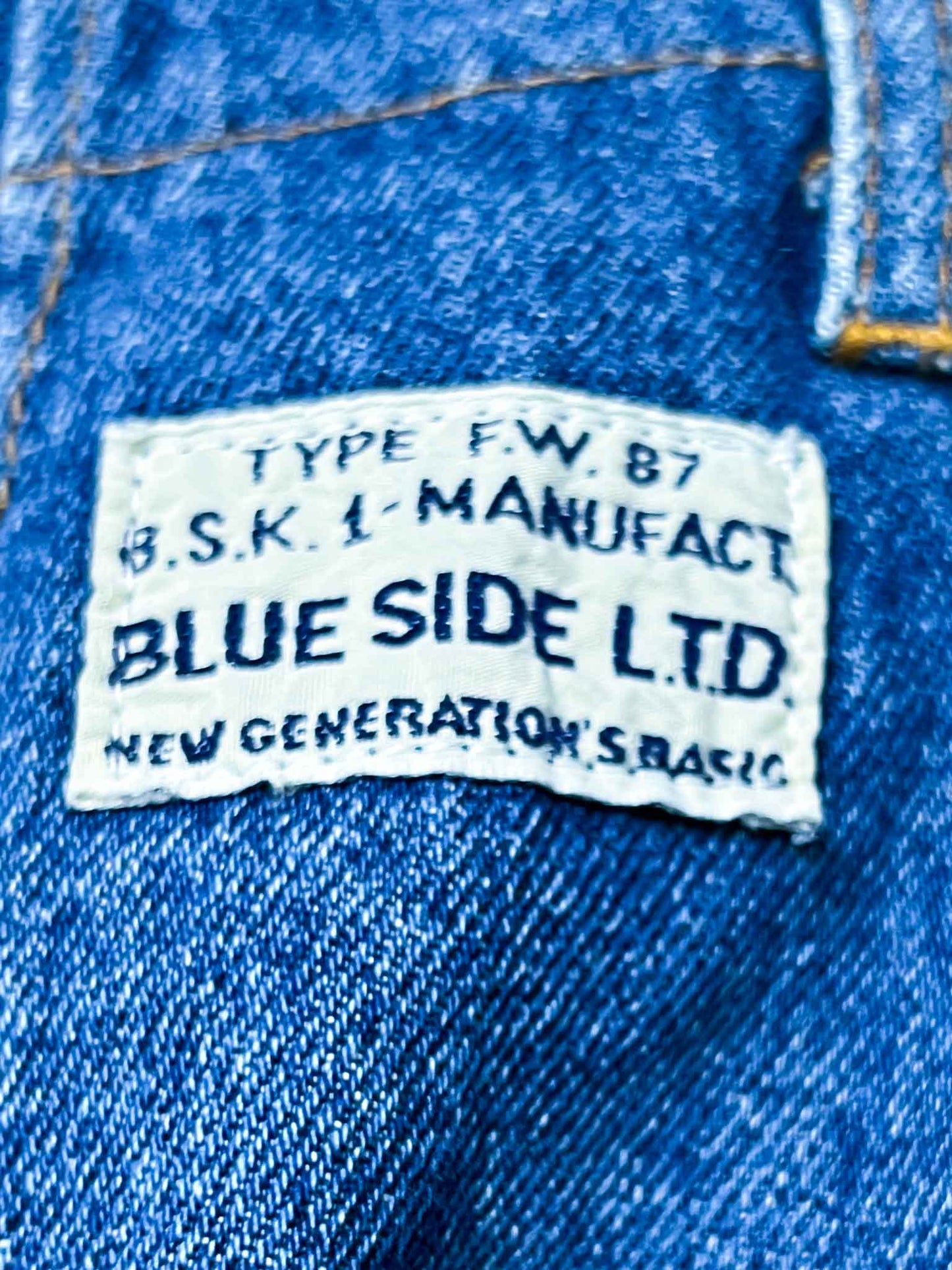 Size XXL (37) | Blue Side 90s Vintage Denim Skirt