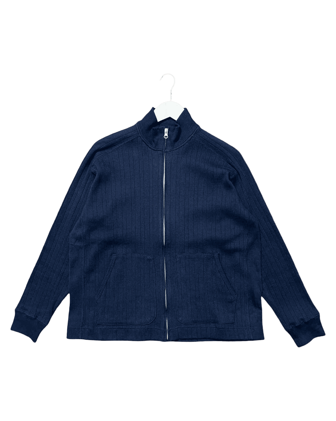 Size M | Caledoor Ribbed Zip-up Jumper