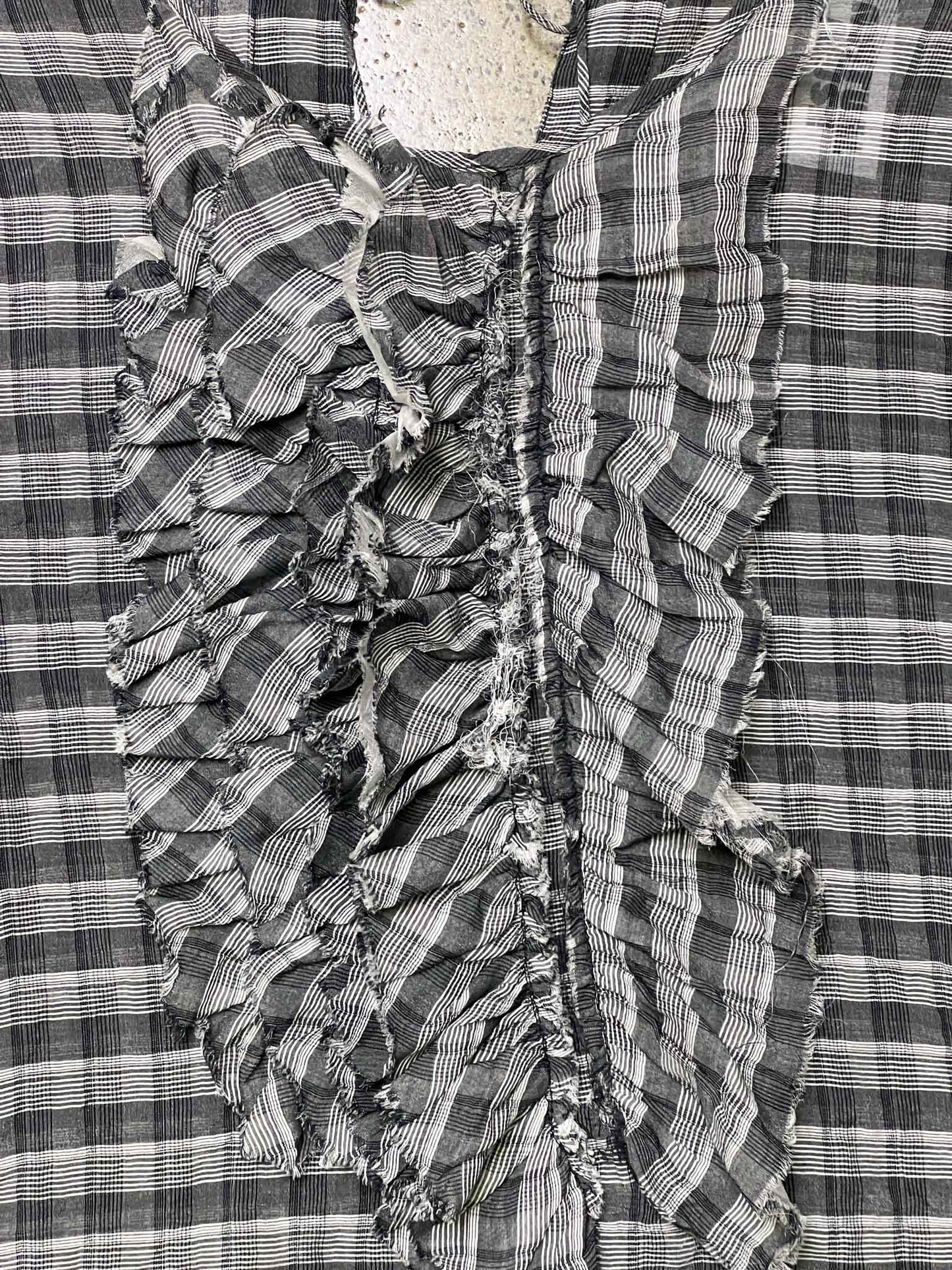 Size 1 (8) | Lee Mathews Silk Ruffled Top