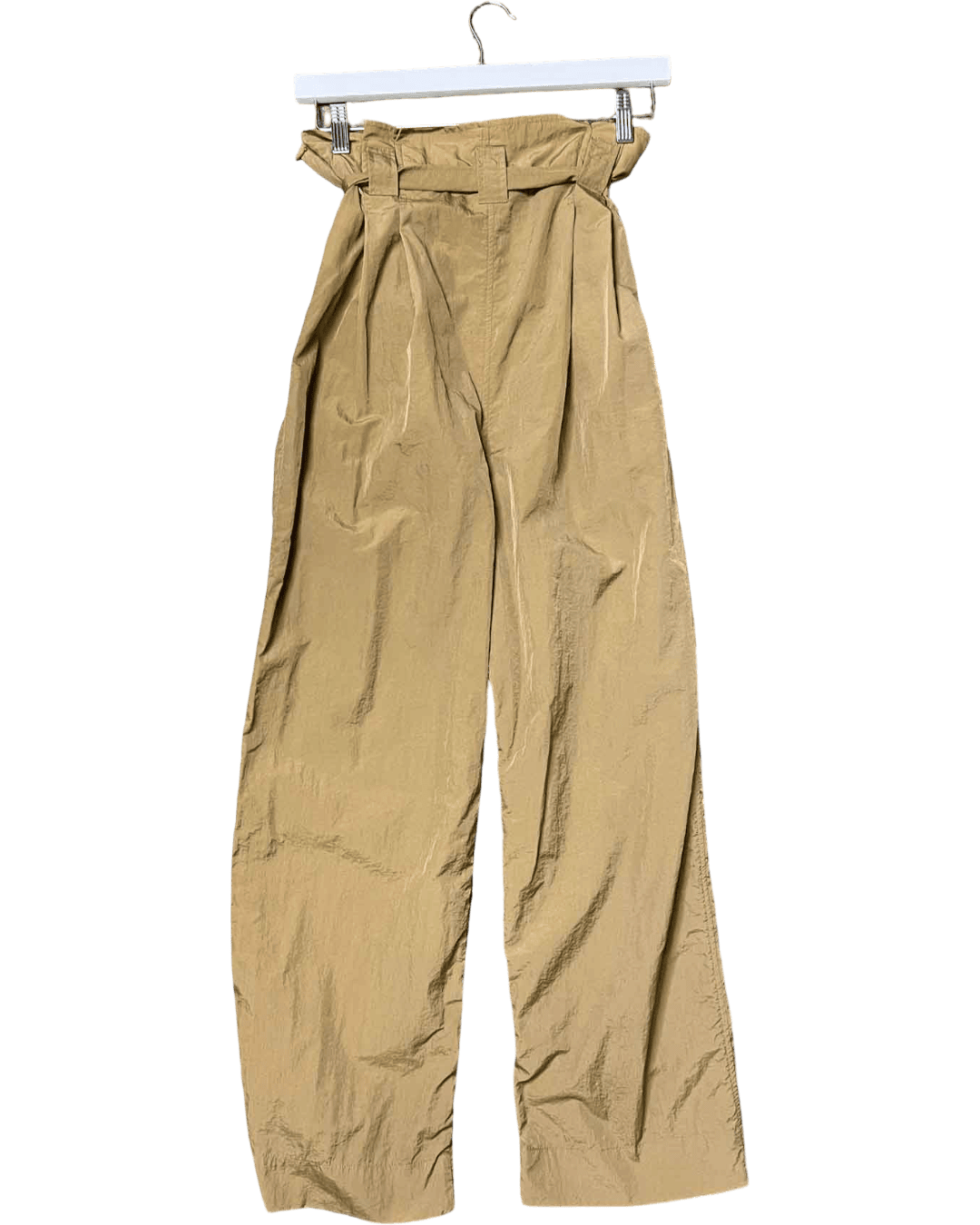 Size 38 (10) | Ganni Paperbag Nylon Pants