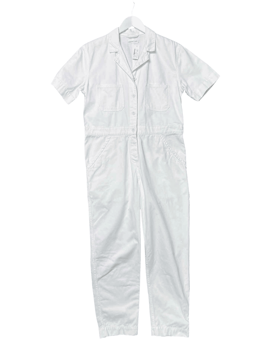 Size 8 | Assembly Label White Overalls