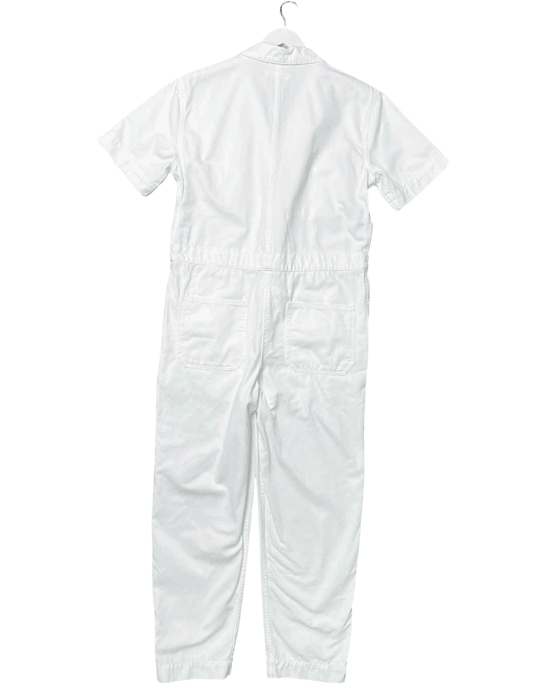 Size 8 | Assembly Label White Overalls