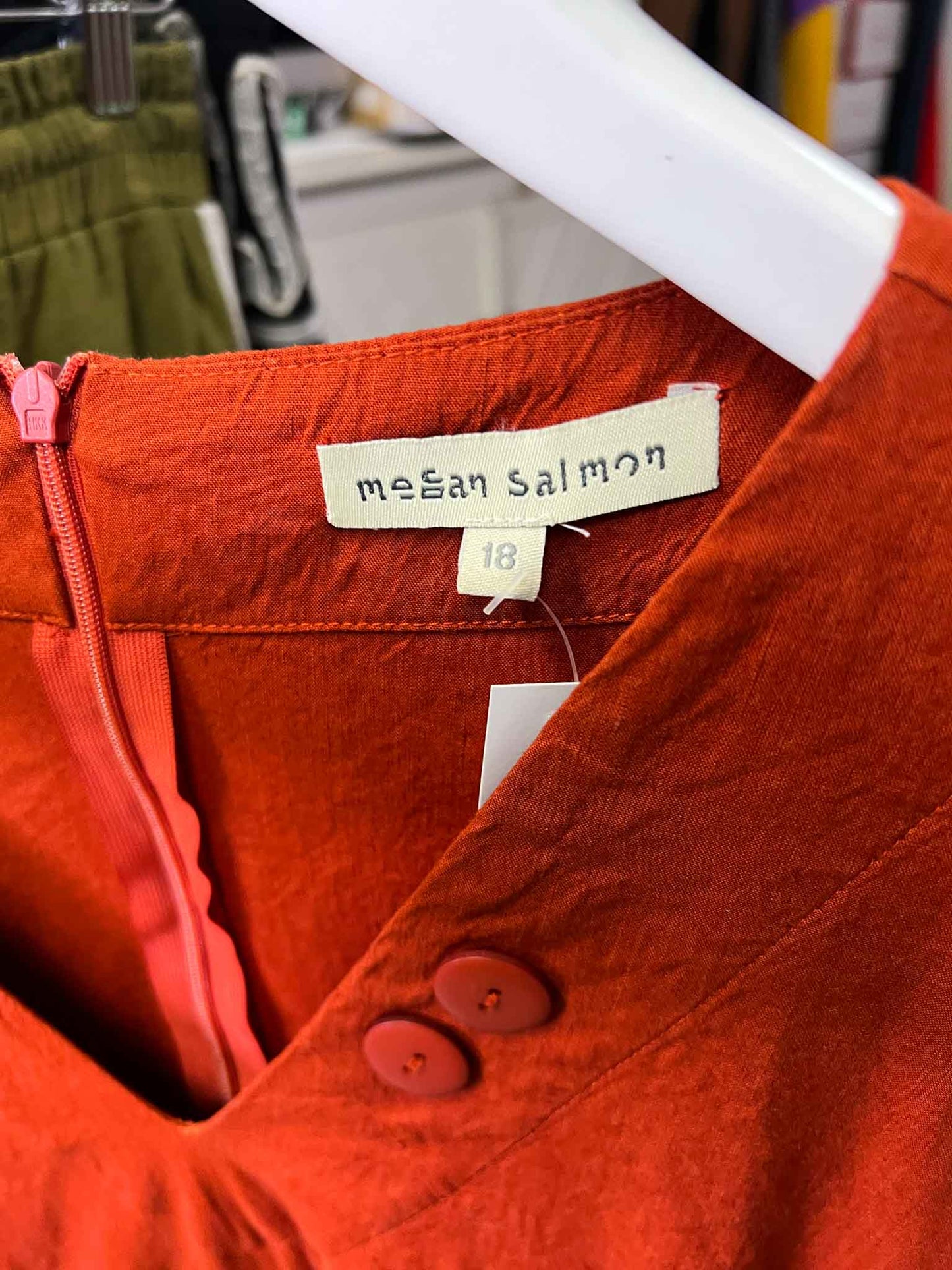 Size 18 | Megan Salmon Cargo Midi Dress