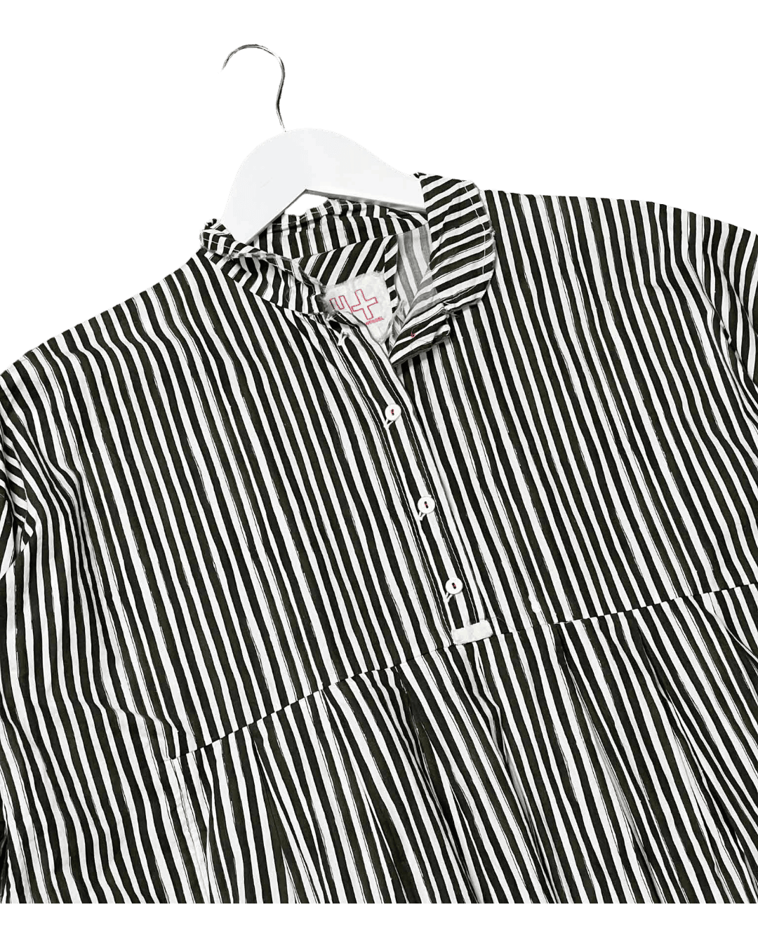 Size 38 (M) | Hannoh Wessel Striped Midi Dress
