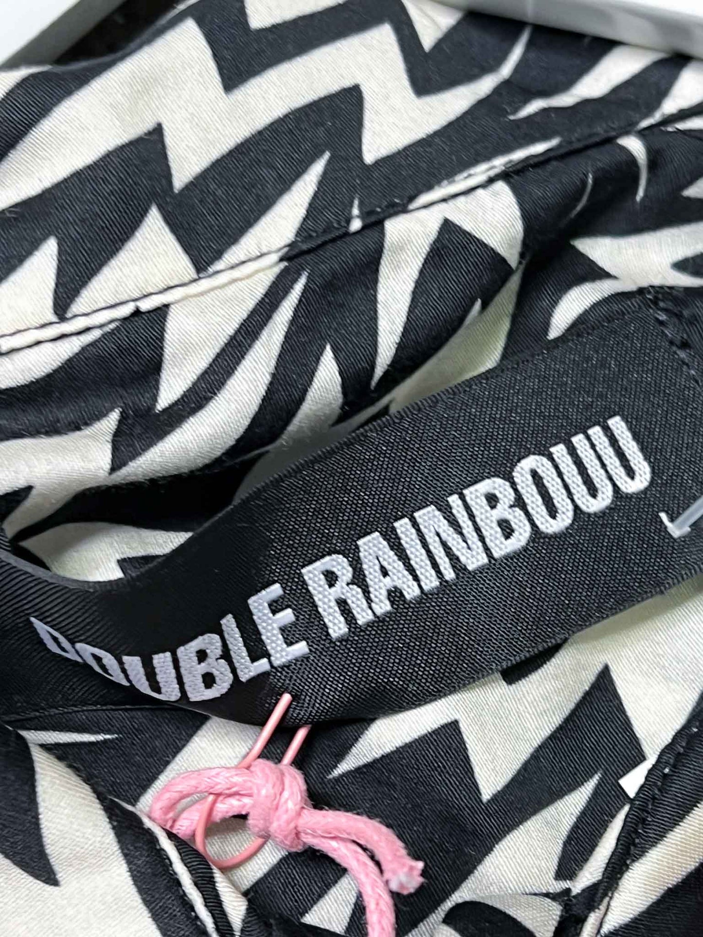 SIze L | Double Rainbouu Zigzag Shirt With Tags