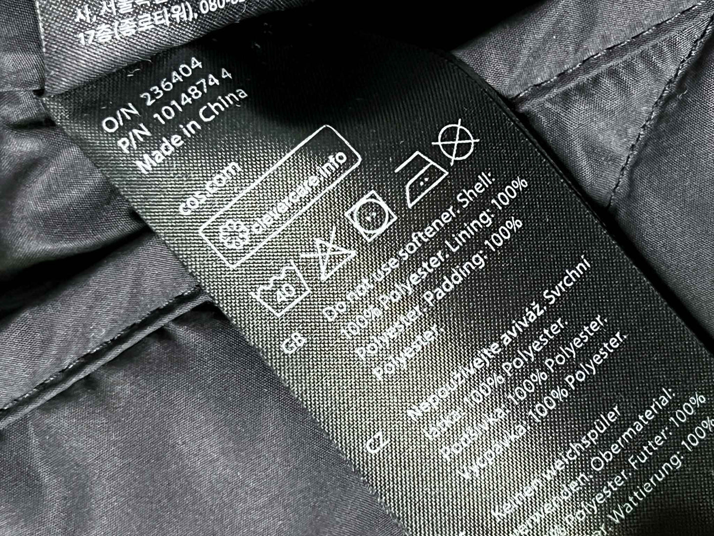 Size L | COS Quilted Jacket